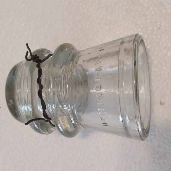 4 Vintage Telephone Insulators Collector's Item old Clear - Picture 2 of 7